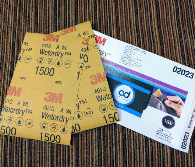 3 Tờ Nhám Nước P1500 3M 401Q 02023