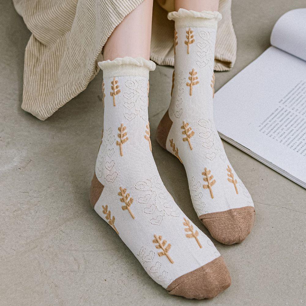 AROMA Vớ Cotton Thoáng Khí Co Giãn Phong Cách Harajuku Ngọt Ngào Cho Nữ