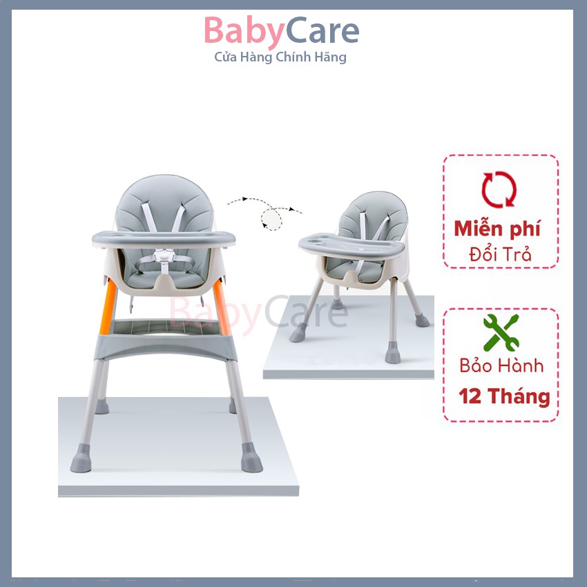 [ Freeship ] Ghế Ăn Dặm BabyCare Dành Cho Bé Full Phụ Kiện Lắp Đặt (Model BB102) - BabyCare