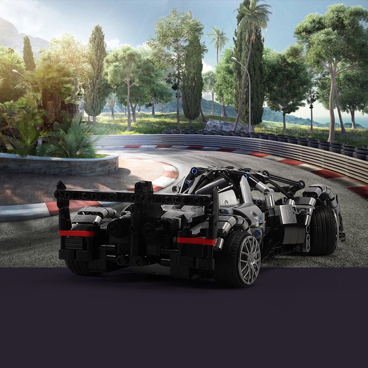 Đồ Chơi Lắp Ráp Kiểu LEGO Điều Khiển Từ Xa RC Mô Hình Siêu Xe Pagani Huayra Spor XB21002 Với 990 Mảnh Ghép