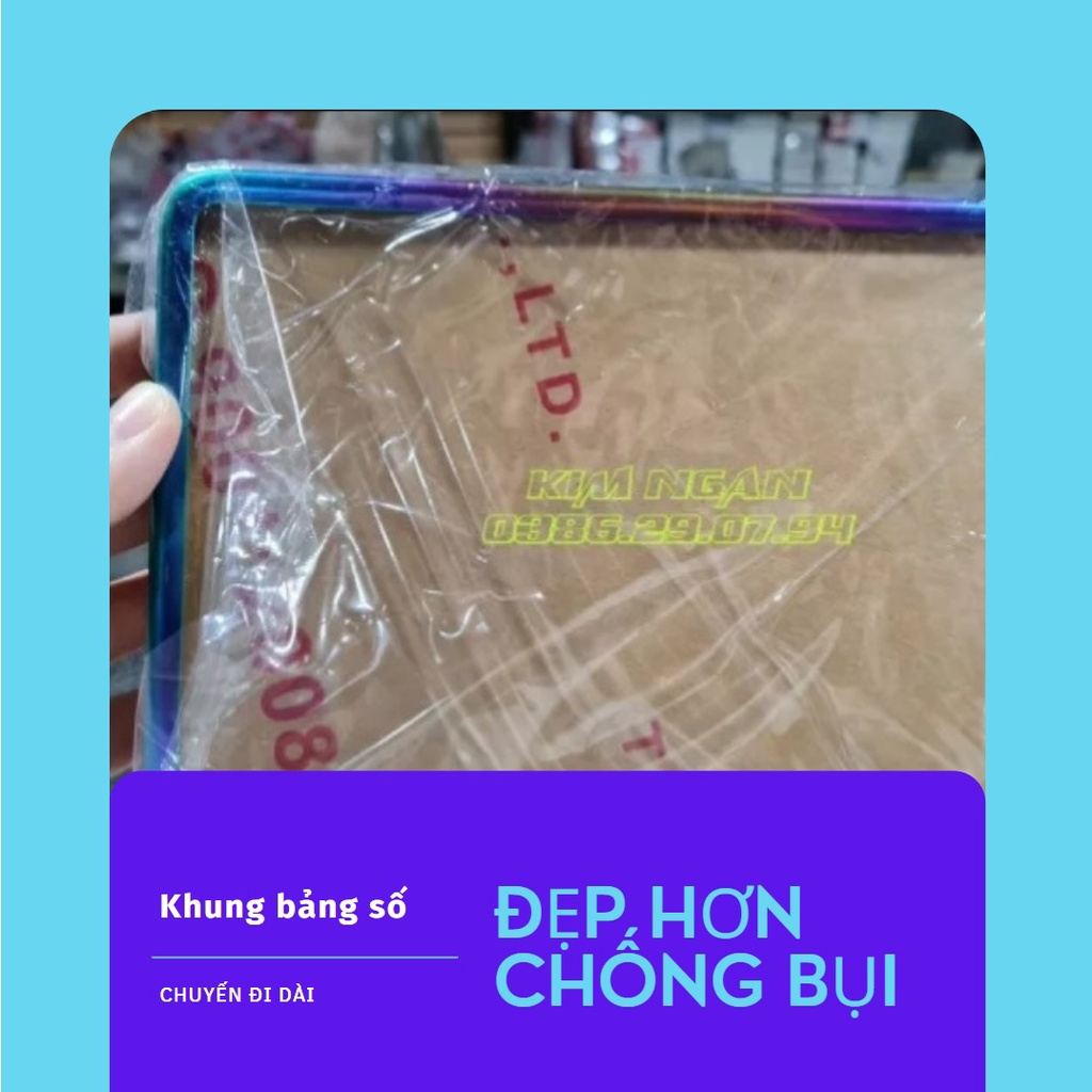 [HCM]Khung Biển Số Xe Máy - 7 màu