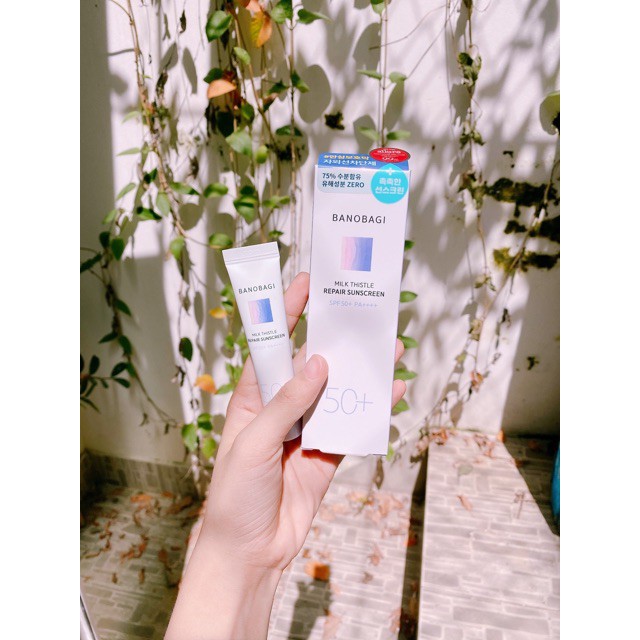 Kem Chống Nắng Nâng Tông BANOBAGI MILK THISTLE REPAIR SUNSCREEN SPF50+ PA++++ Hàn Quốc | BigBuy360 - bigbuy360.vn