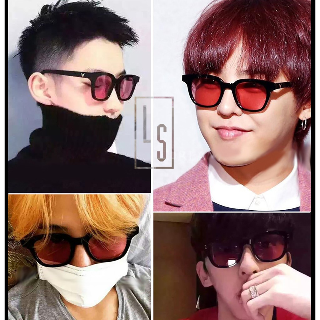 Kính Unisex Kpop Nhiều Màu - Kính Tròng Nhiều Màu GD Unisex