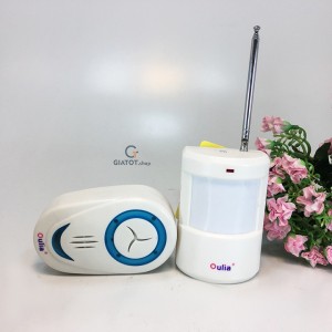 Chuông cảm ứng hồng ngoại báo khách Oulia FA-158, hàng đẹp GiatotHN