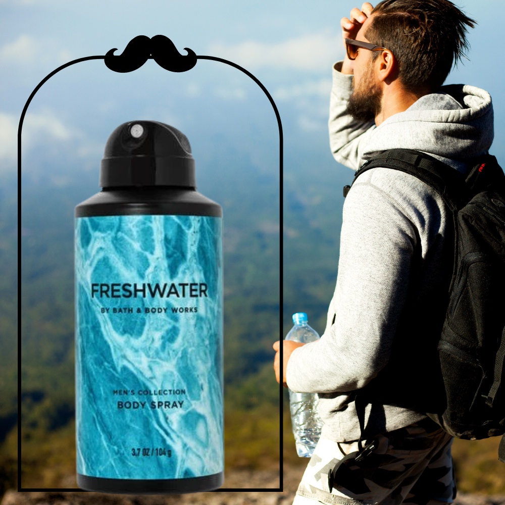 Xịt Thơm Toàn Thân Dành Cho Nam Bath And Body Works Freshwater Sảng Khoái Tươi Mát 104gr
