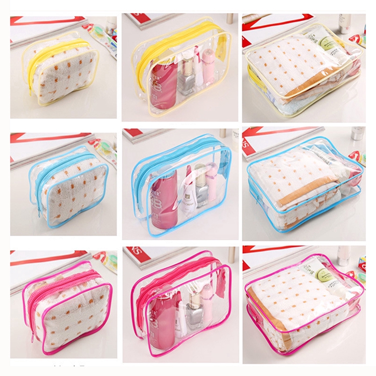 New Ladies Wash Bag PVC Candy Color Storage Bag Travel Outdoor Waterproof Cosmetic Bag