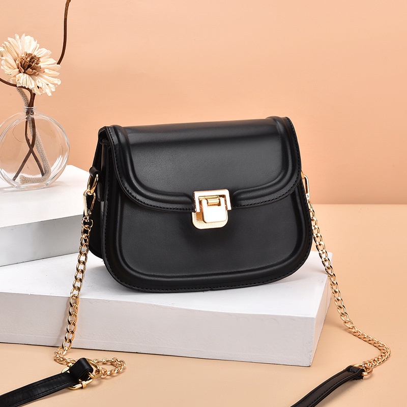 Túi Đeo Vai Hình Vuông Cỡ Nhỏ Phối Dây Đeo Sợi Xích Phong Cách Hàn Quốc Thời Trang Cho Nữ