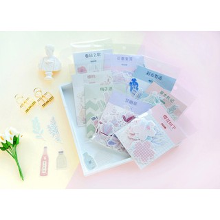 Bộ Sticker Mây và Chậu Cây xinh xắn trang trí tranh vẽ, sổ tay, planner, bullet journal