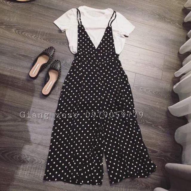 Set Yếm chấm bi siêu tôn dáng