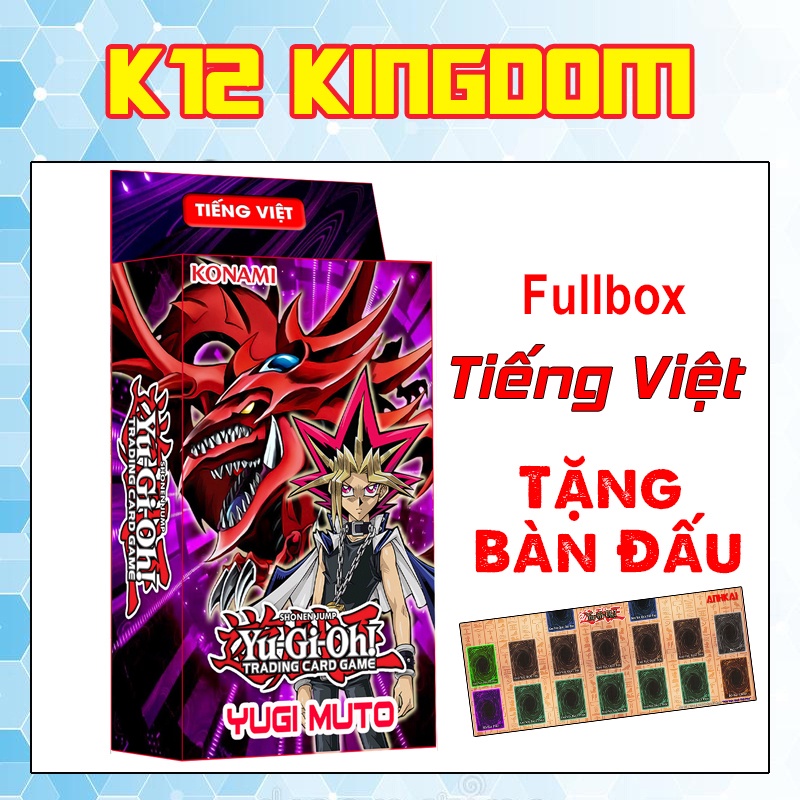 Yugioh Tiếng Việt - Hộp Bài Yugi Muto H01