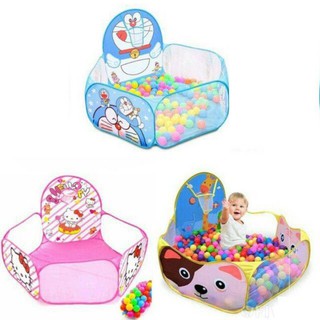 [SHOPEE TRỢ GIÁ]LỀU BÓNG RỔ CHO BÉ - TẶNG KÈM 100 BÓNG