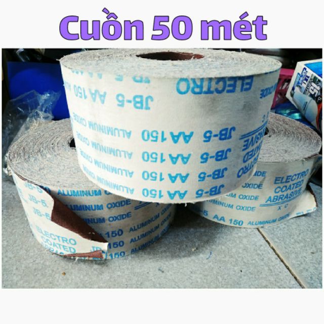 CUỒN 50 MÉT VẢI NHÁM HẠT 150