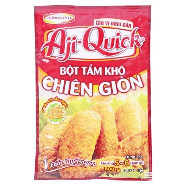 Bột tẩm khô chiên giòn Ajiquick gói