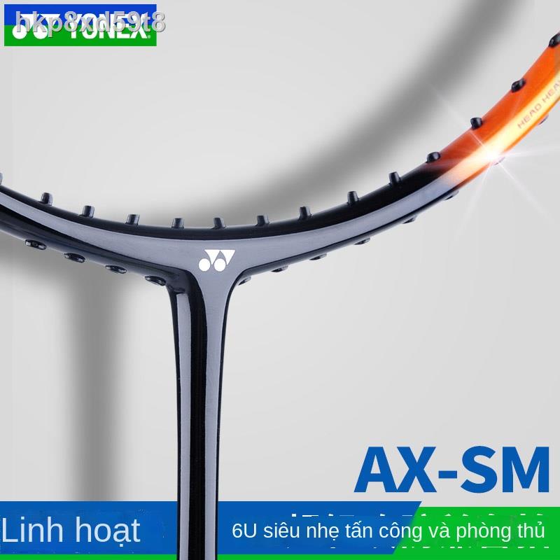 ◇Vợt cầu lông YONEX chính hãng full carbon single shot mới siêu nhẹ 6U day ax AXSM