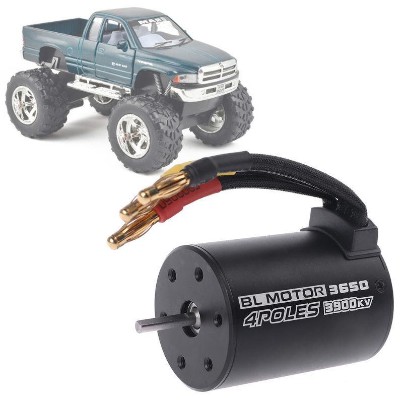 Động cơ không chổi than 3650 3900KV cho xe ô tô đồ chơi tỉ lệ 1 / 8 1 / 10