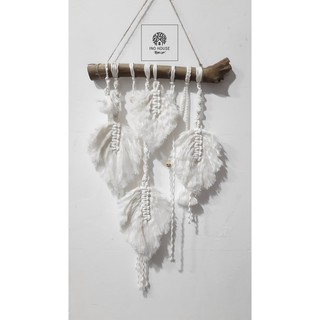 Macrame 4 chiếc lá 50cm x 30cm