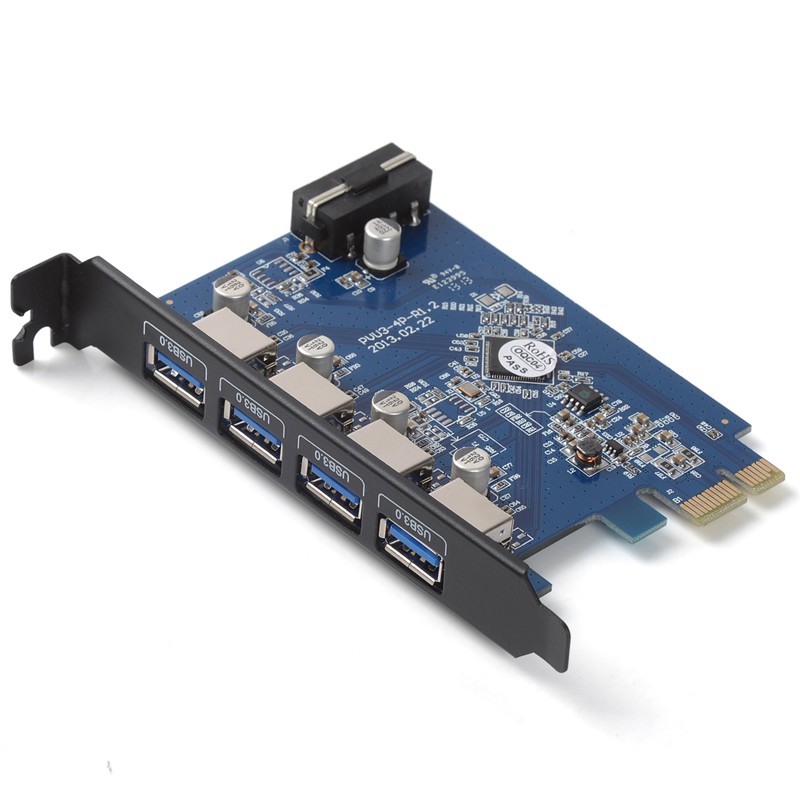 Bộ Chuyển Đổi Pci Express 4 Cổng Usb 3.0 Orico Pvu3-4p Siêu Tốc