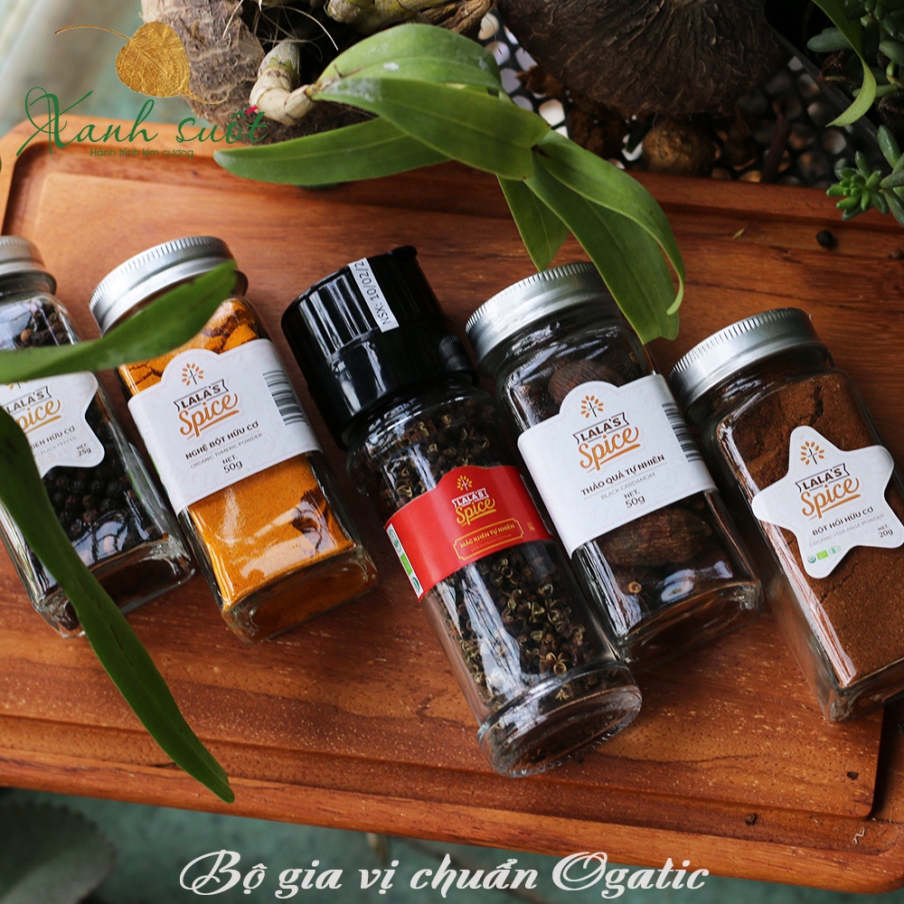 [Lala's Spice] Gia Vị Hữu Cơ Việt Nam- Organic Spices [Xanh Suốt]