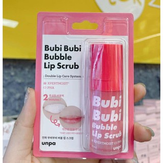 Gel Tẩy Tế Bào Chết Môi Sủi Bọt Bubi Bubi Bubble Lip Scrub