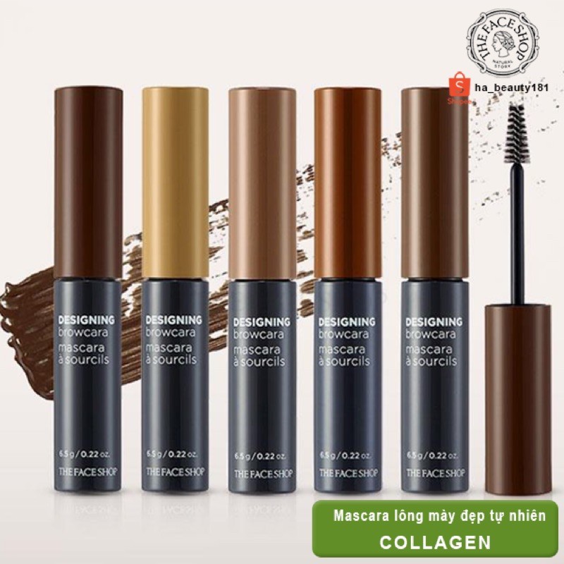 [The Face Shop AUTH] Mascara lông mày Designing Brow Color 6.5g TFSN20