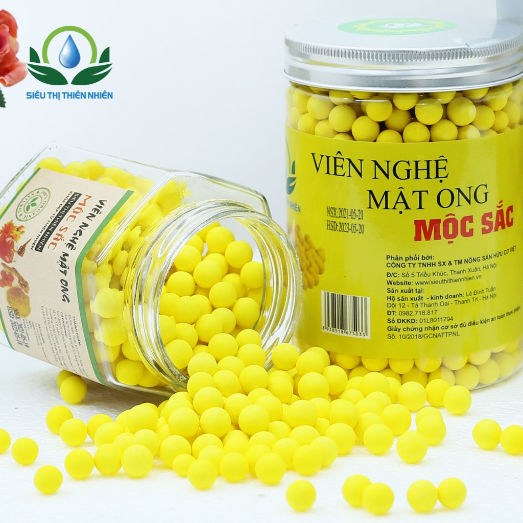 Viên Nghệ Mật Ong Nguyên Chất SIÊU THỊ THIÊN NHIÊN Hỗ Trợ Giảm Đau Dạ Dày Và Kiểm Soát Tiểu Đường Túi 1kg