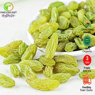 Nho xanh khô sấy nho xanh ninh thuận hàng loại a 500g