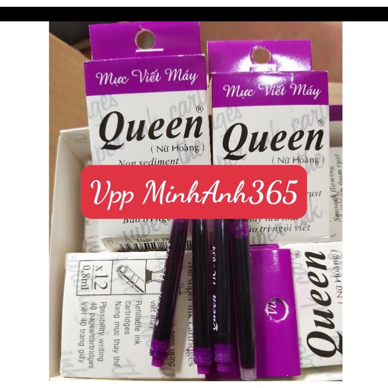 combo 12 ống mực Queen 025