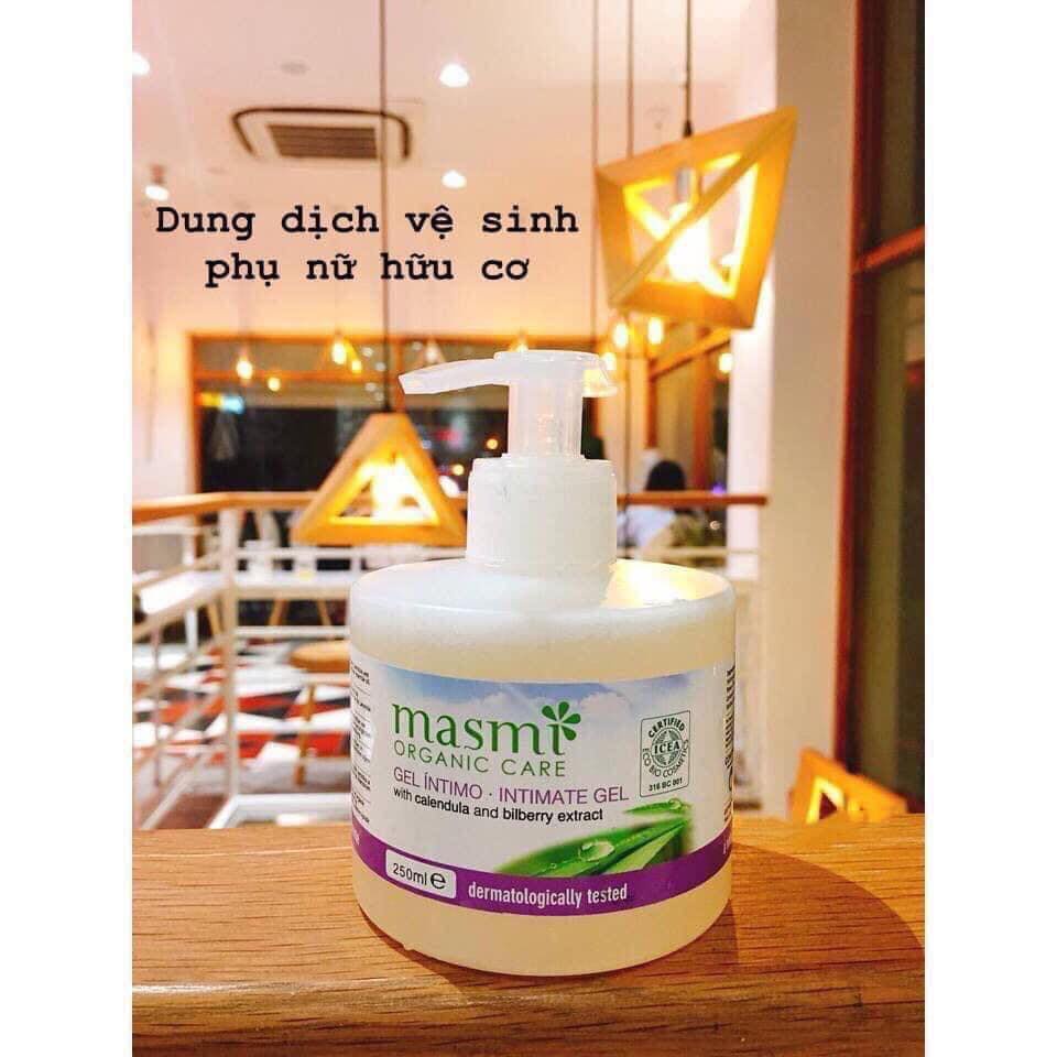 Dung dịch vệ sinh phụ nữ hữu cơ Masmi kháng khuẩn - cân bằng độ PH (250ml)