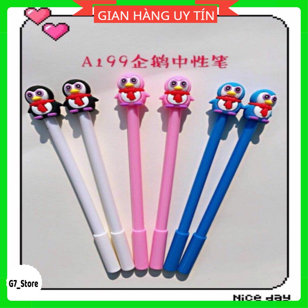 (SALE) Hộp 12 bút bị đầu hình ngộ nghĩnh,bút bi hình thú