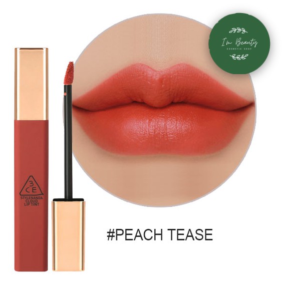 [Chính Hãng 2020]  Son 3ce Cloud Lip Tint Peach Tease Đỏ Cam