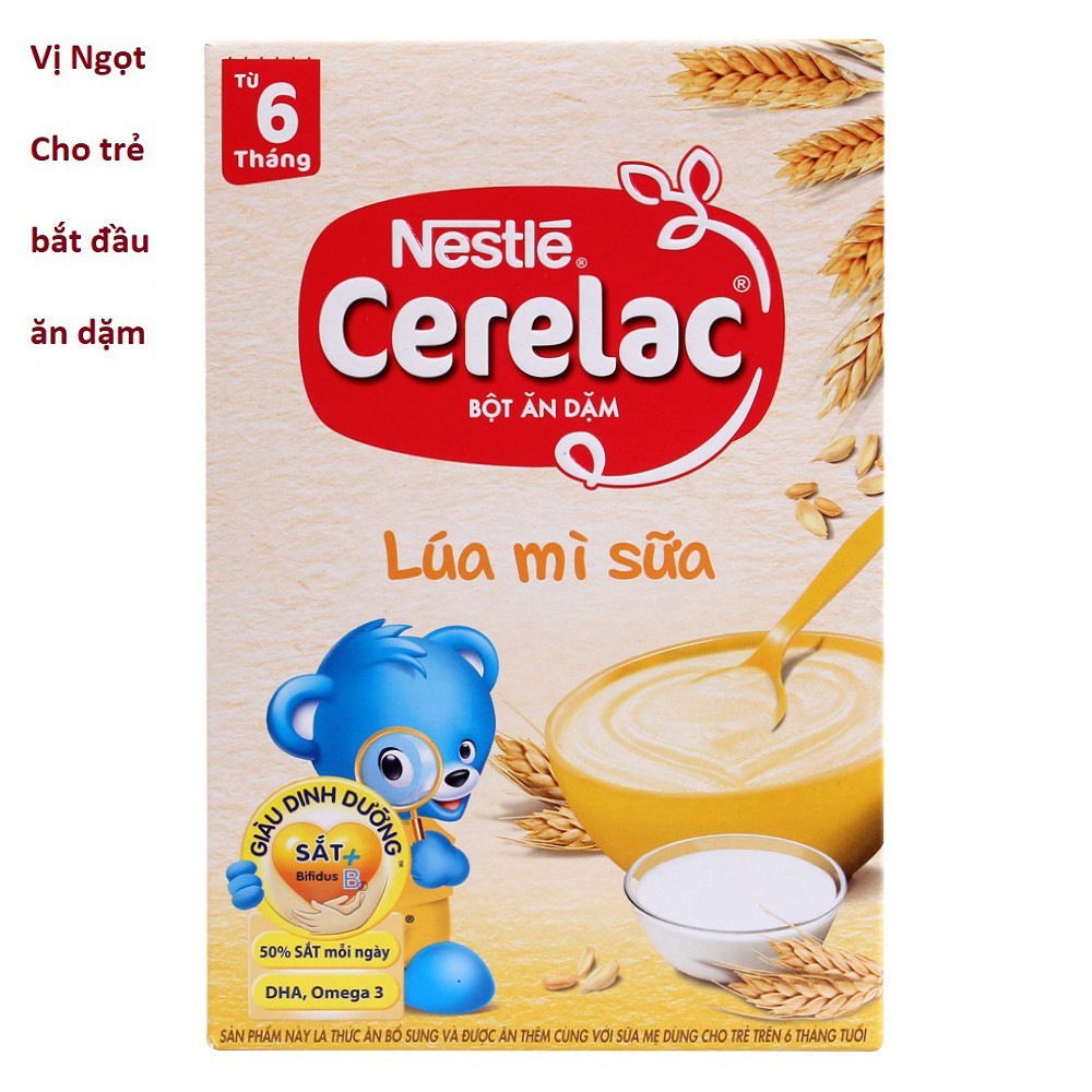 Bột ăn dặm Cerelac Nestle đủ vị [200g]