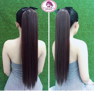 Tóc giả tóc cột thẳng 55cm