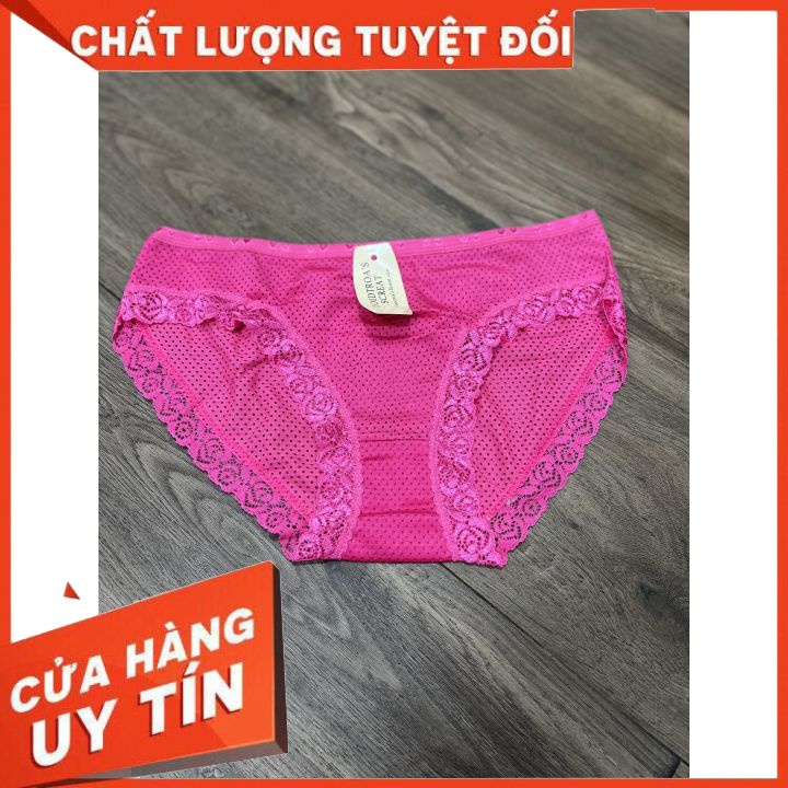 Com bo 10 quần lót nữ  Cotton Dệt Kim 100% kháng khuẩn thông hơi thoáng mát tôn dáng vòng ba gợi cảm, mã hàng v129