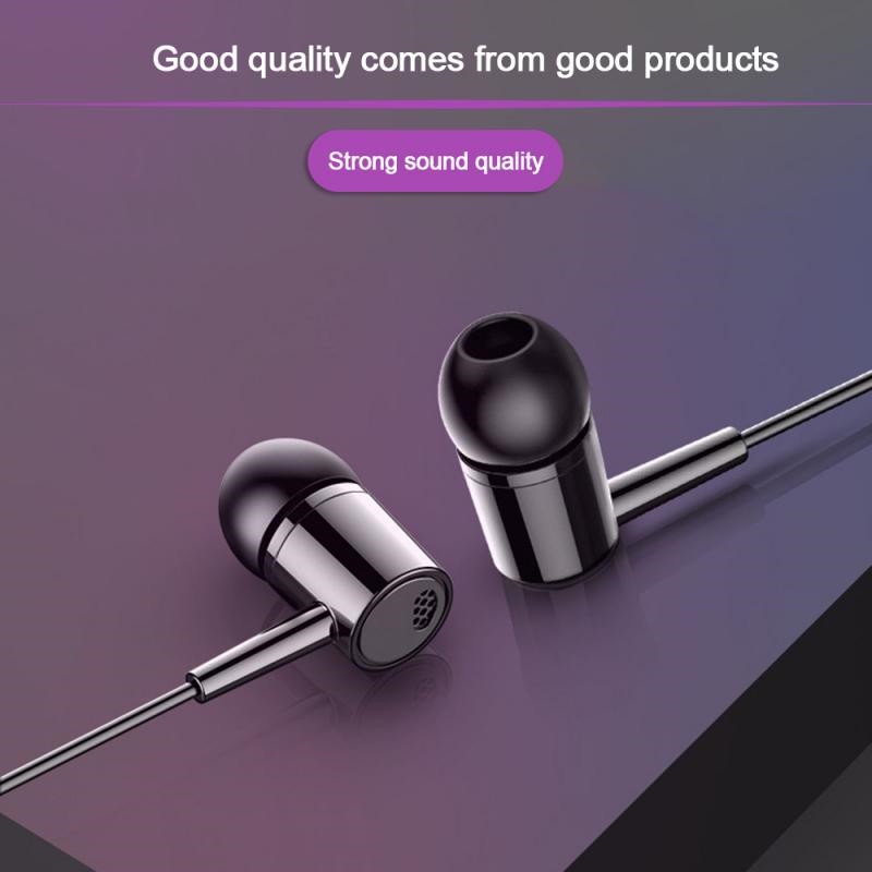 KAXOE 3.5mm In Ear Wired Earphone With Mic Sport Music Headset
