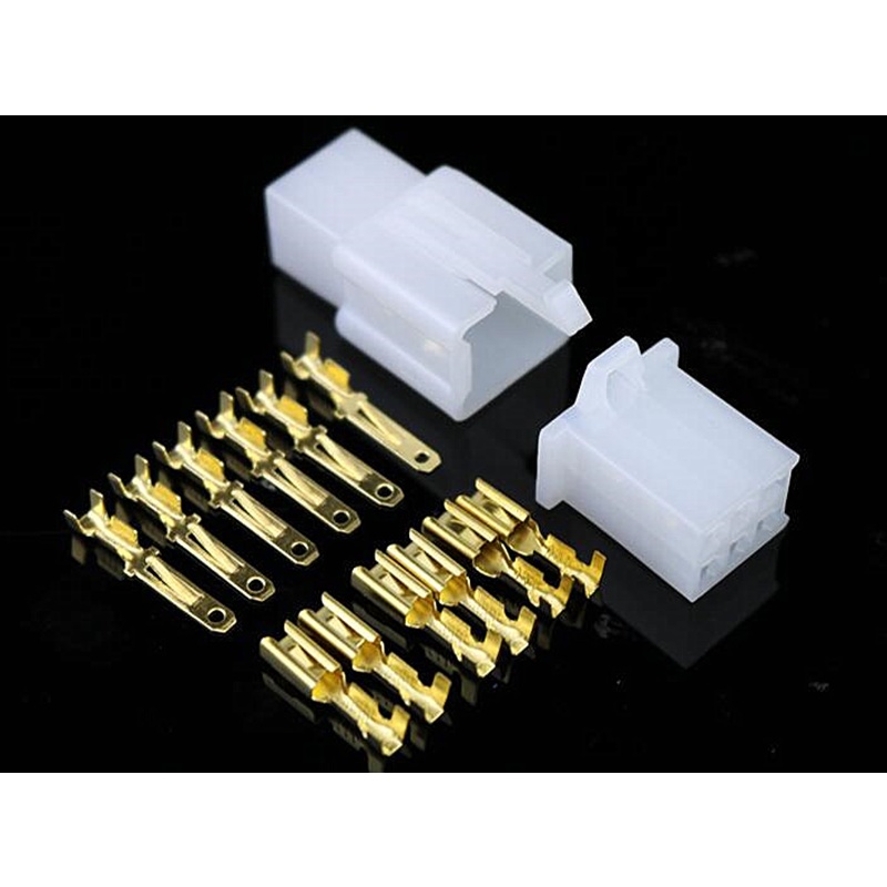 Set 5 Đầu Nối Dây 2.8mm 2P / 3P / 4P / 6p / 9p automobile 2.8 male Và female Cho Xe Máy