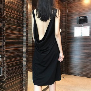 [ORDER] Váy thun hở lưng ulzzang (ẢNH THẬT Ở CUÔI) - B7.45