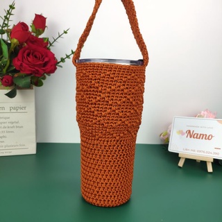 Túi đựng bình giữ nhiệt 900ml,handmade