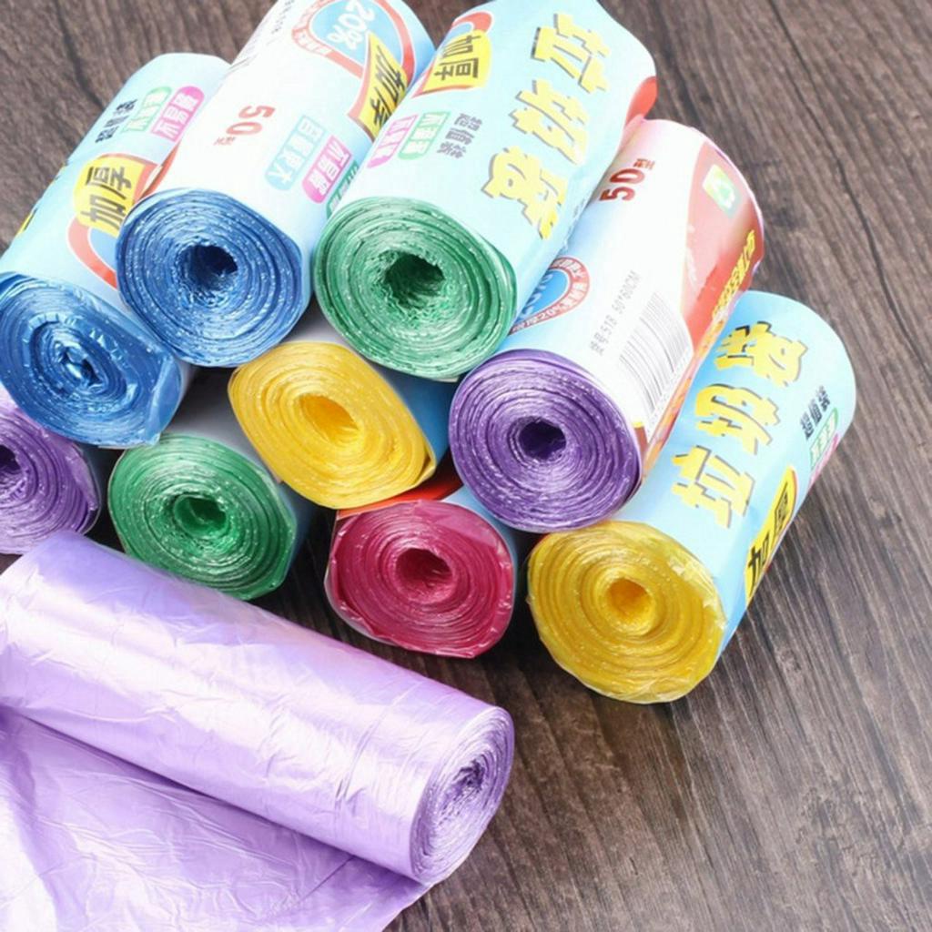 Cuộn túi đựng rác dùng một lần có độ bền cao tiện dụng cho phòng tắm/ nhà bếp