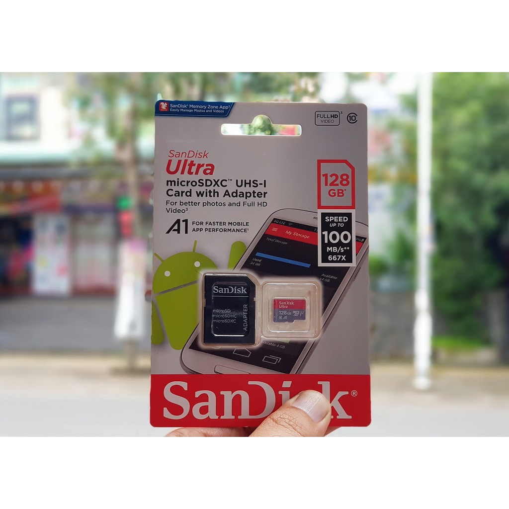 Thẻ Nhớ Camera SanDisk 16GB/32GB/64GB/128GB-Thẻ Nhớ Class10 Chính Hãng MicroSD HC SanDisk Ultra [ BH 3 Năm-NgayDem.vn]