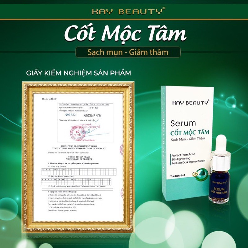 CỐT MỘC TÂM (siêu sạch mụn,giảm thâm nhờn)