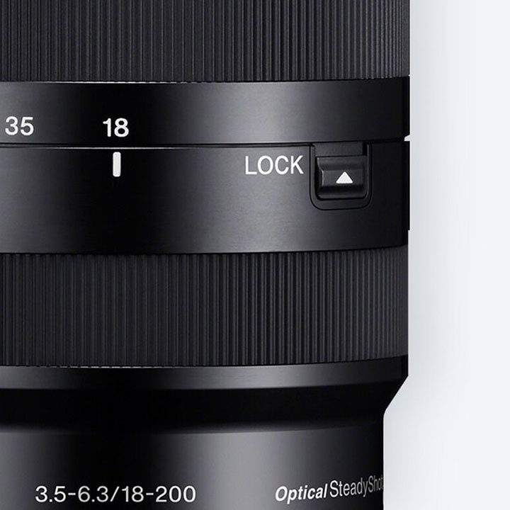 Ống kính máy ảnh SEL18200LE ngàm E 18–200mm F3.5–6.3 OSS LE