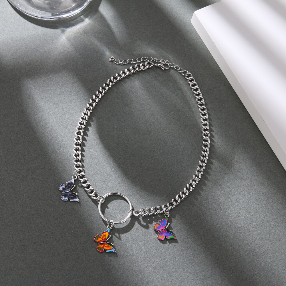 Vòng Cổ Choker Hình Bướm Xinh Xắn Dành Cho Nữ