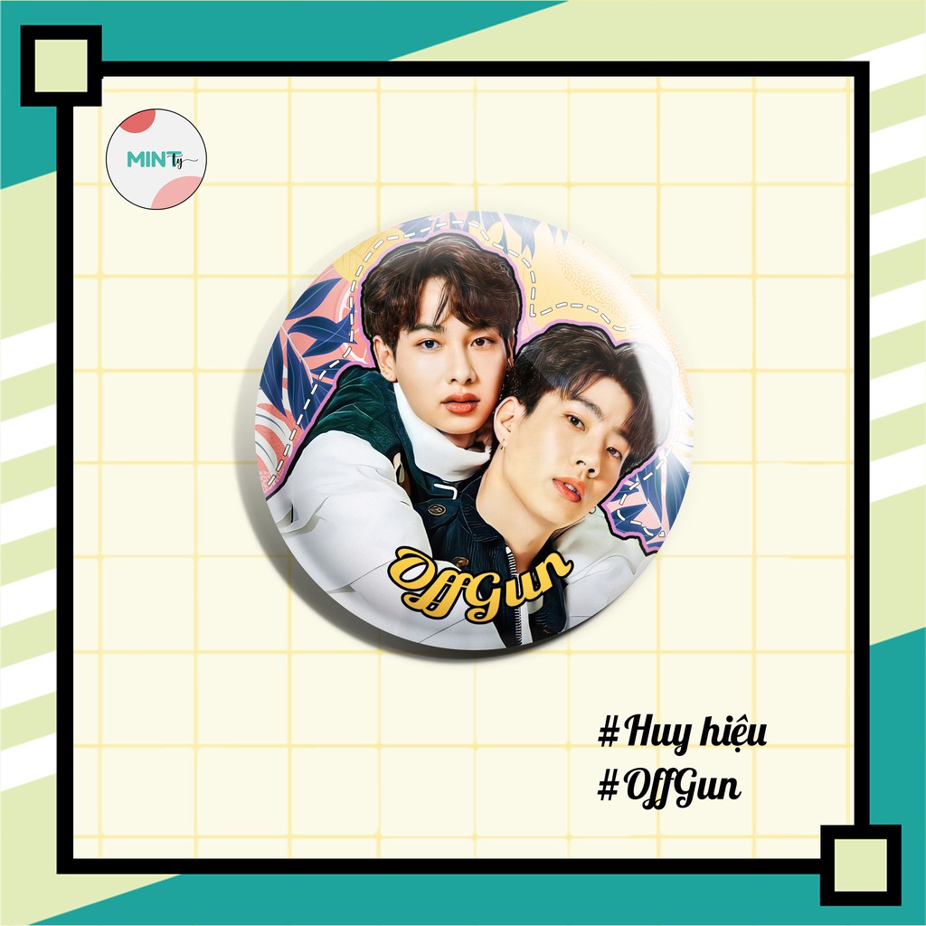 [Handmade] OffGun Pin - Huy hiệu tròn