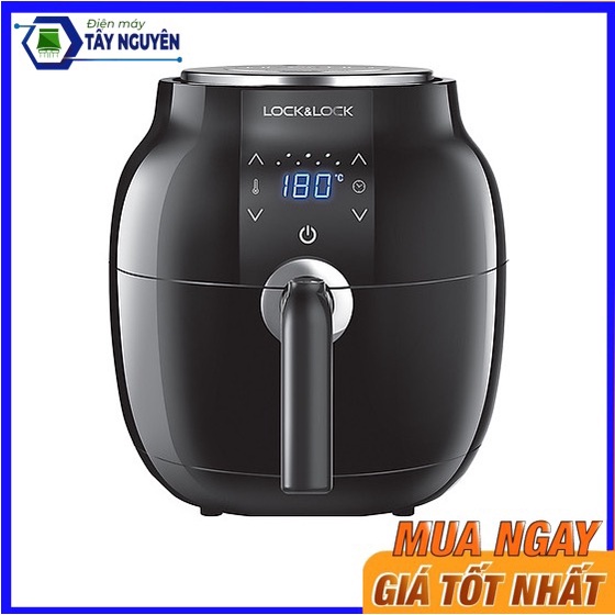 Nồi Chiên Không Dầu Lock&Lock EJF341BLK (3.5L-1400W) - Cảm ứng màn hình LED