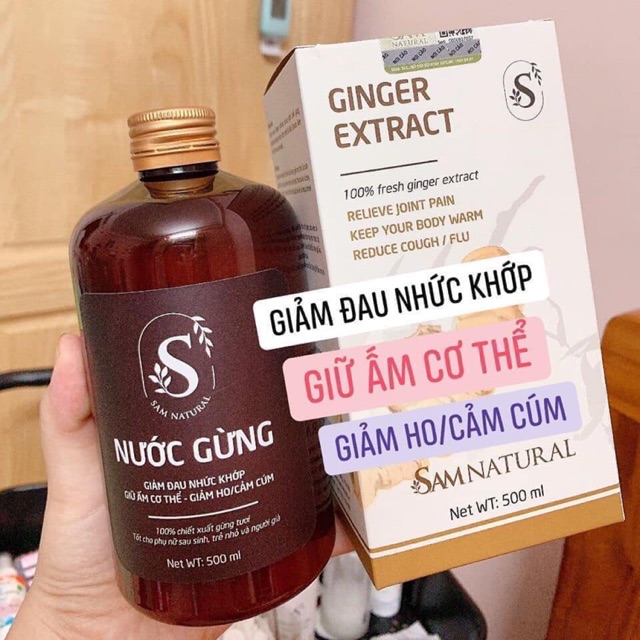 Nước gừng nguyên chất