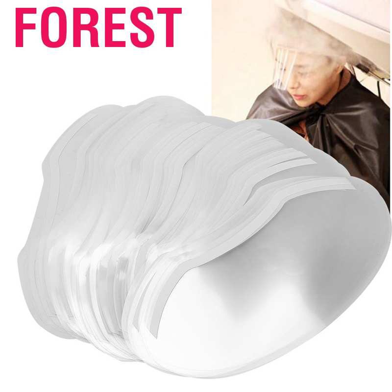 Set 100 tấm chắn bảo vệ mặt khi làm tóc tiện dụng cho salon