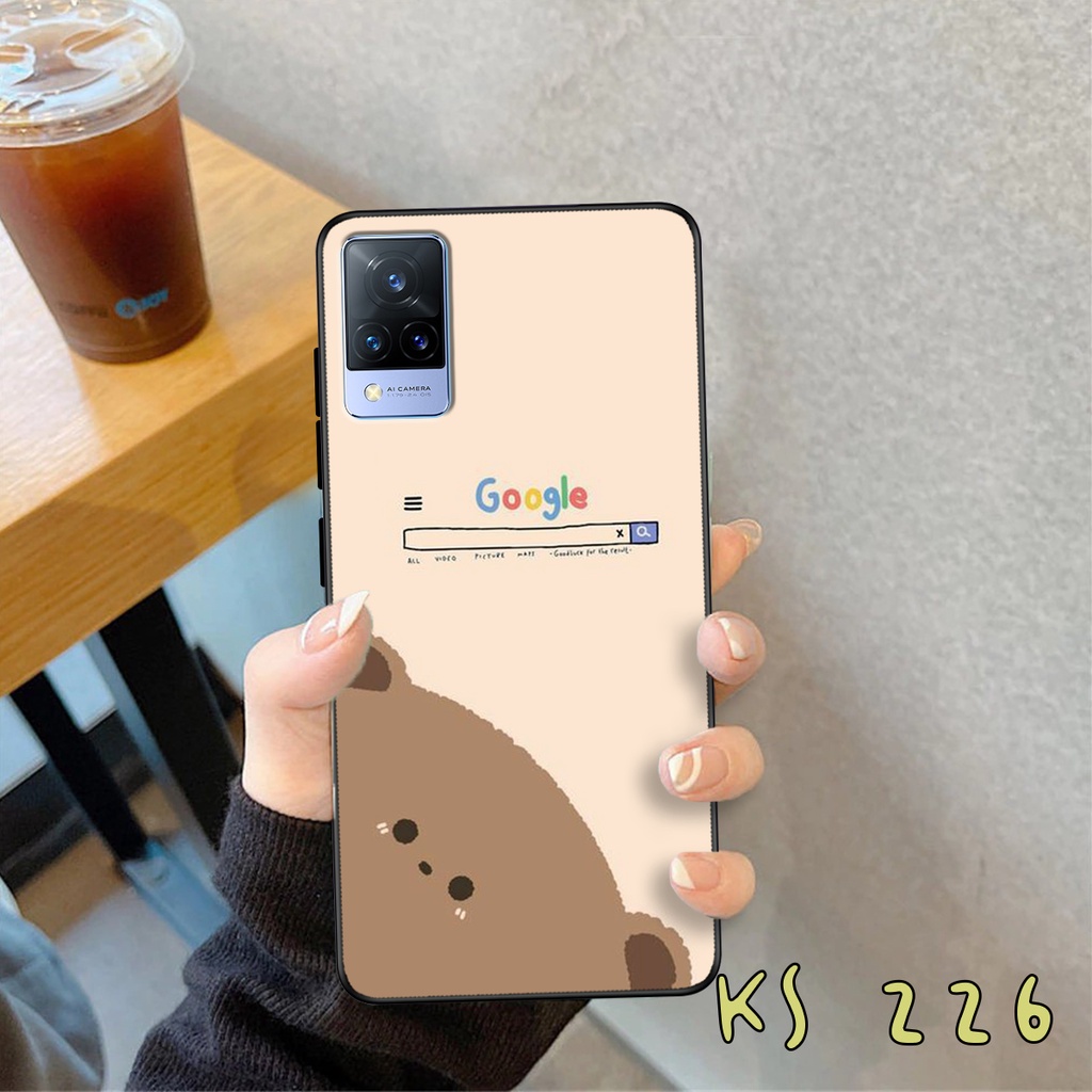 Ốp lưng Vivo V20 - Vivo V20e - Vivo V21 - Ốp in hình gấu bear ngộ nghĩnh