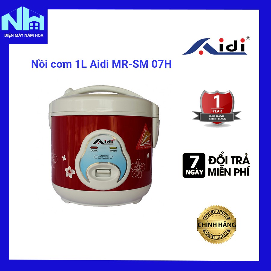 Nồi cơm 1L Lòng Chống Dính Whitford Aidi MR-SM 07H Hàng Chính Hãng