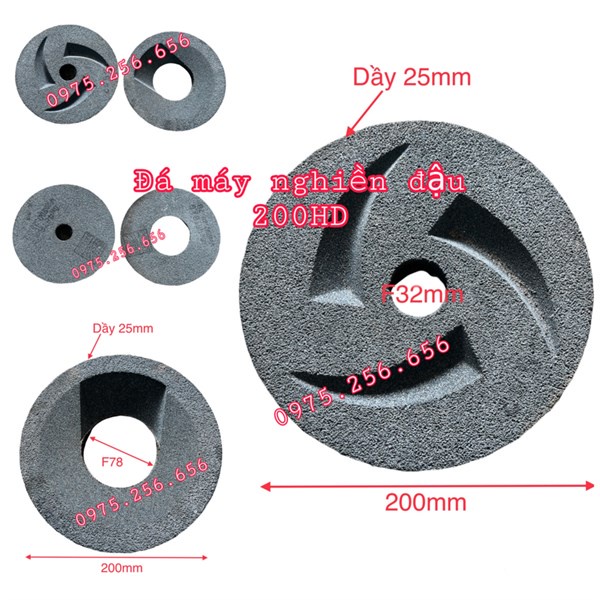 Đá Máy Nghiền đậu 200HD