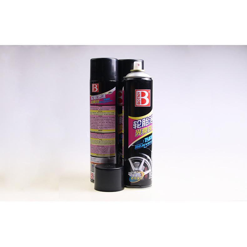 Chai xịt bọt cầm tay bảo dưỡng lốp xe Botny B-1107 dung tích 650ml cao cấp